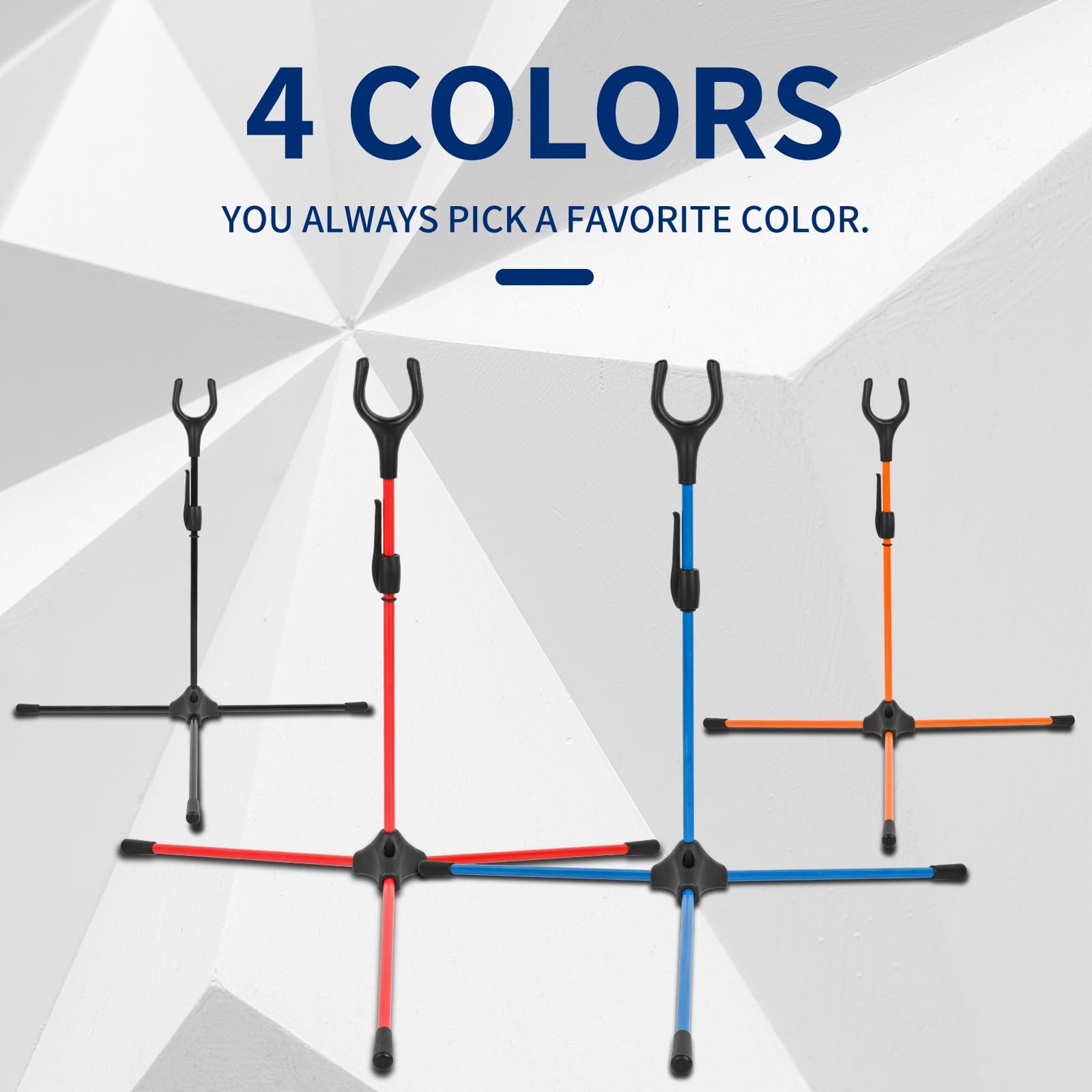 Archery Bow Stand - 14.6" Height Lightweight Bow Stand, Foldable Bow Rack Holder