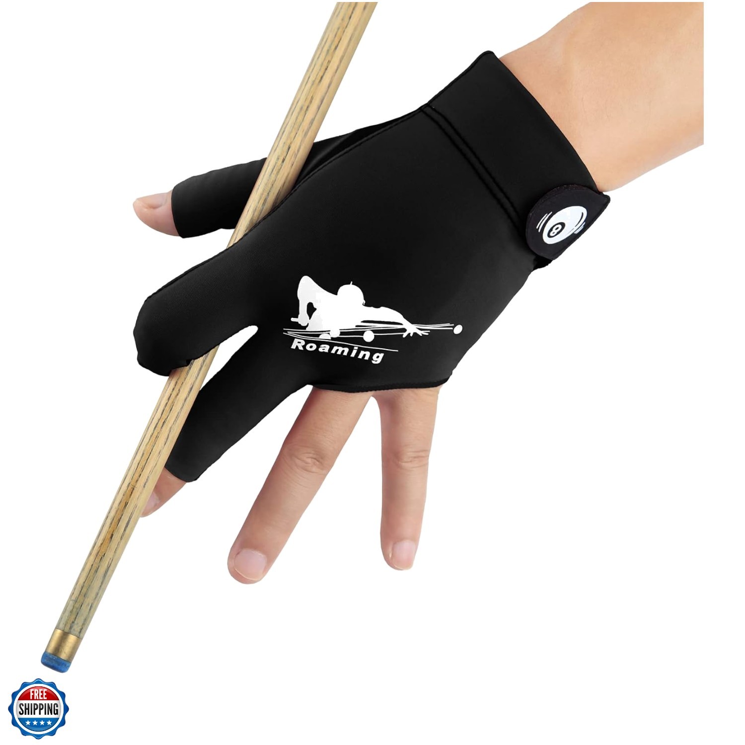 Quick-Dry Breathable Billiard Pool Gloves, Shooters Snooker Cue Sport Glove f...
