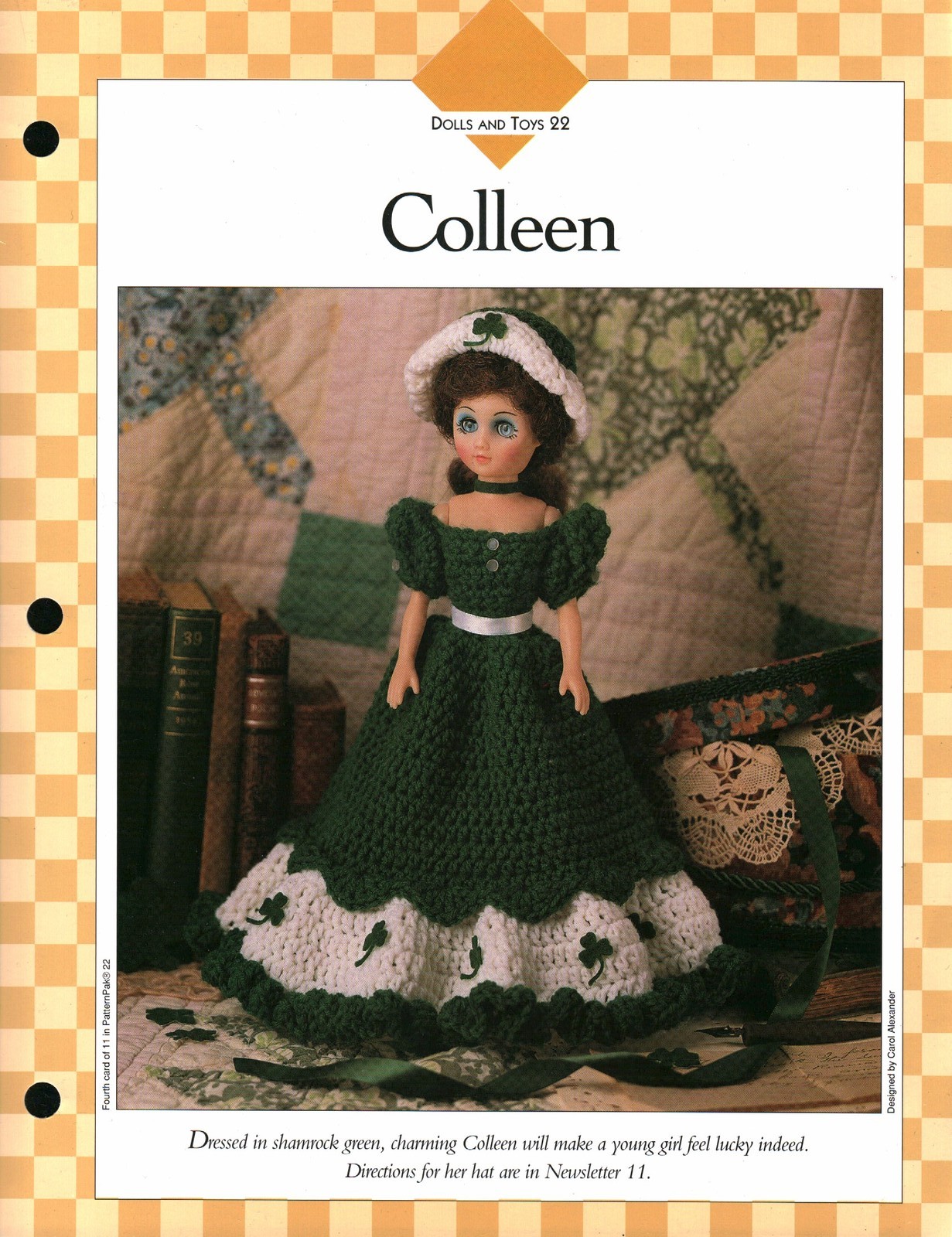Colleen Doll Dress - Dolls & Toys 22 | Vanna Crochet Faves 85220-D