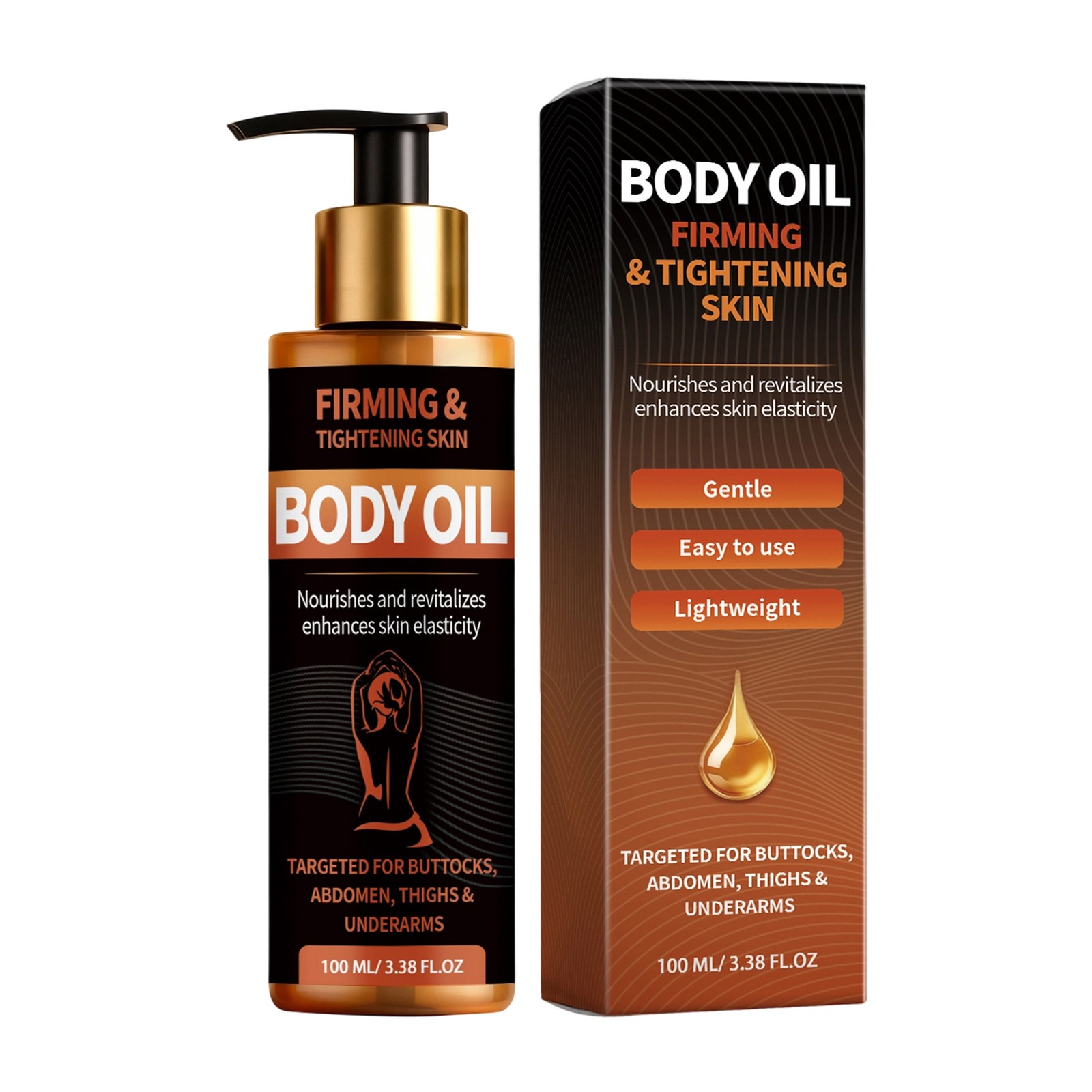 Body Oil Skin Tightening, After Shower Glow Remedy Oil, Skin Tightening and Hydr