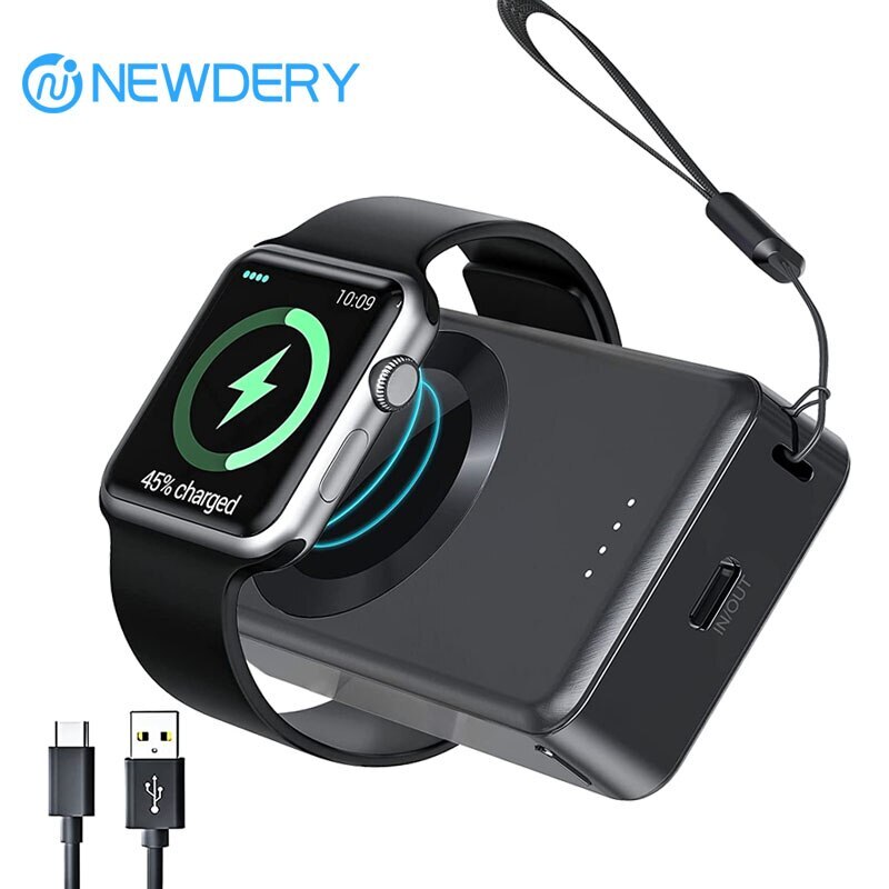 Battery Pack Magnetic for Apple Watch Series 9 8 7 6 5 4 3 2 SE Ultra 2 Charger