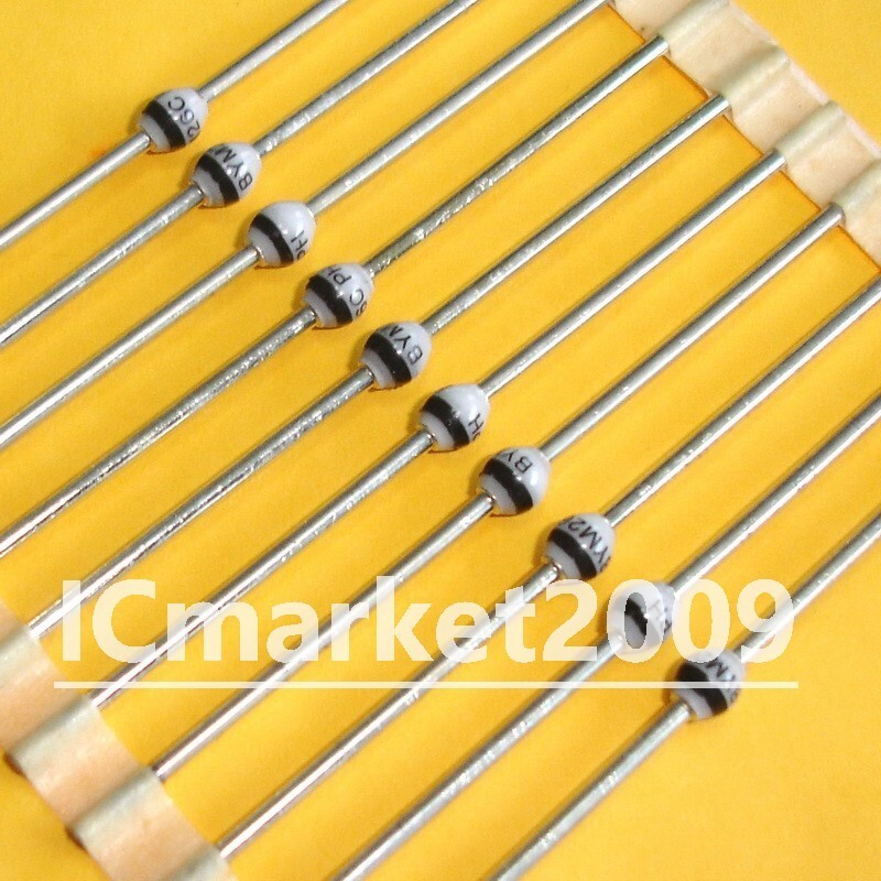50 PCS BYM26C SOD-64 BYM26 Fast Soft-recovery Controlled Avalanche Rectifiers