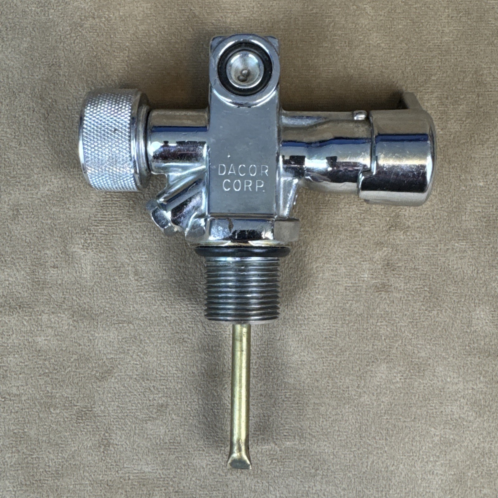 Vintage Dacor Scuba Tank J Valve Spring Reserve Style Made in USA