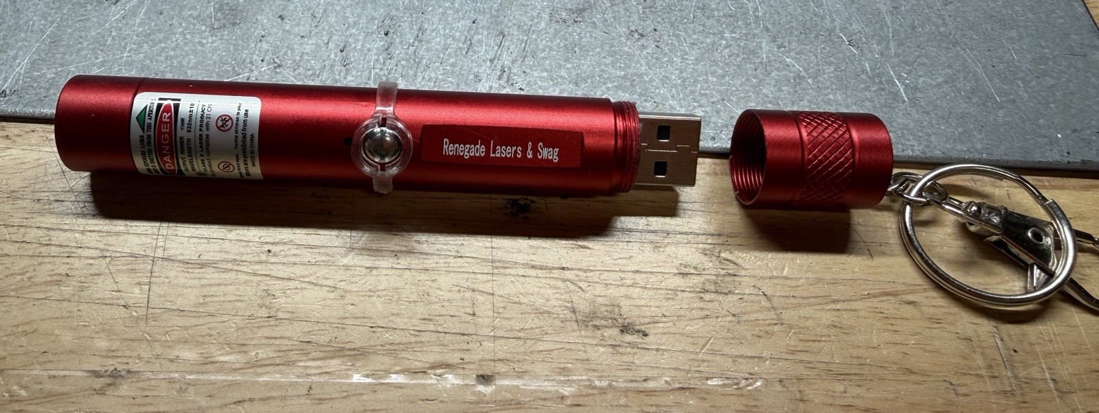 Green Laser Pointer Pen Light Astronomy Beam Rechargeable Lazer