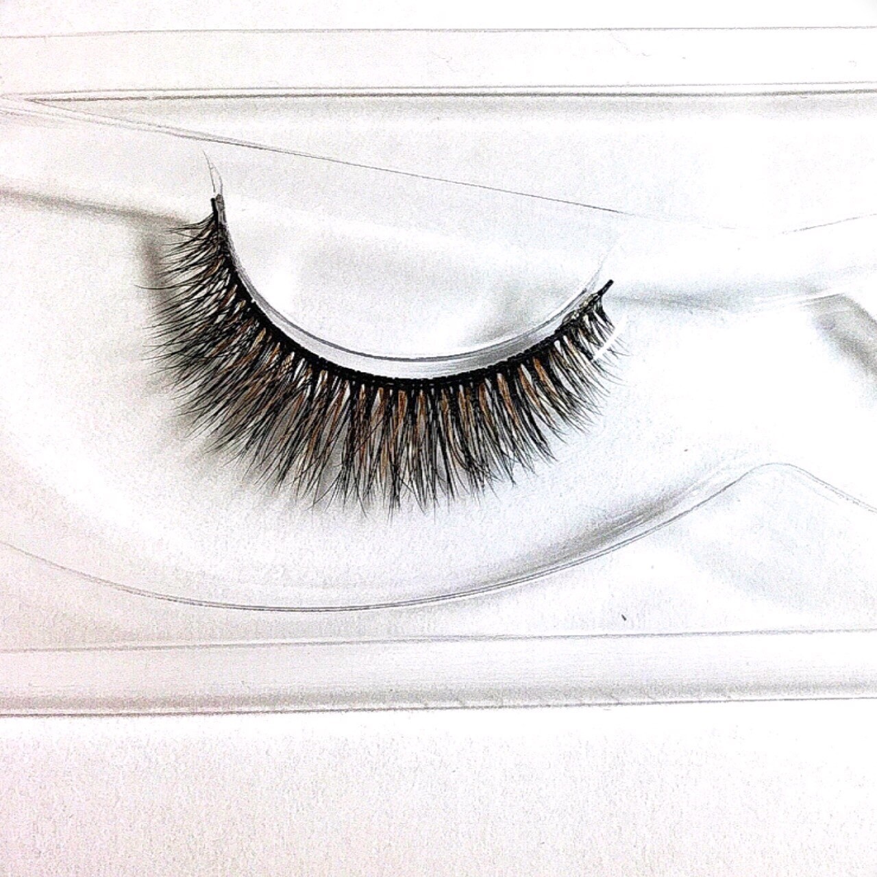 2 Pairs / Intense Brown False Eyelashes / “Hope”