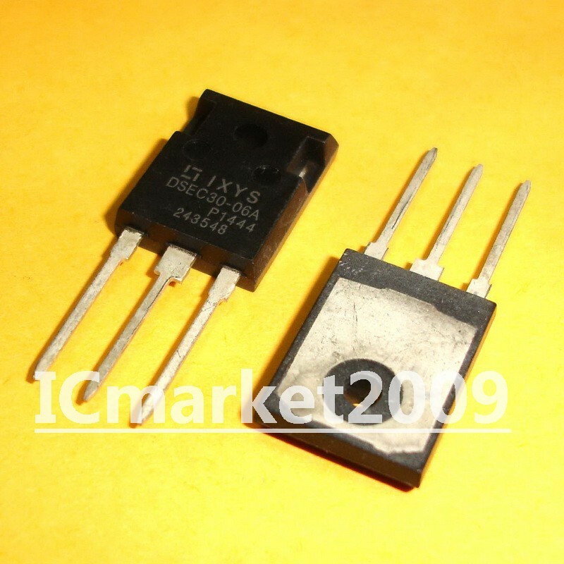 2 PCS DSEC30-06A TO-247 DSEC30-06 HiPerFRED Epitaxial Diodes Transistor