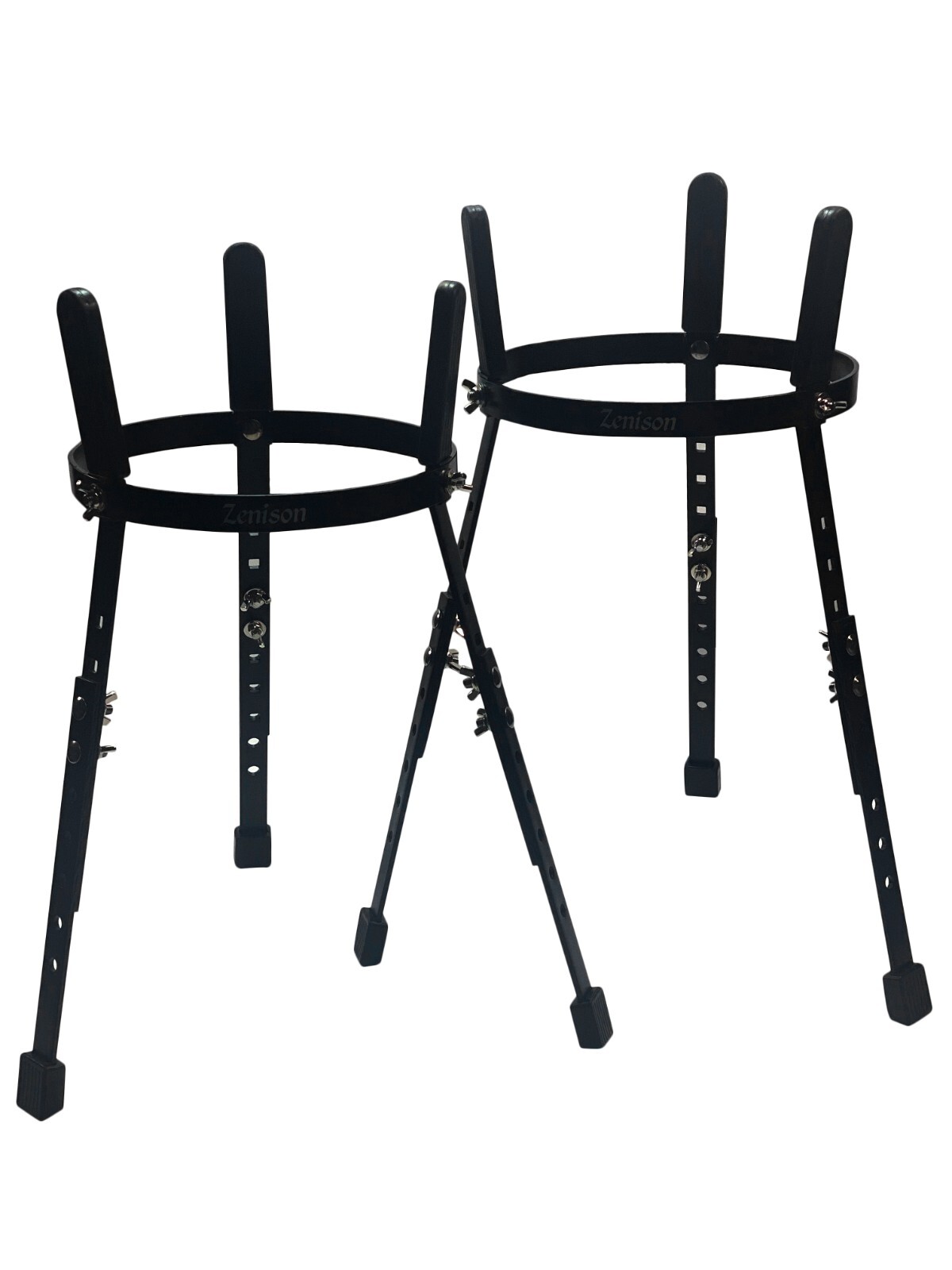 Zenison Double Conga Stand for 10 & 11" Congas Heavy Duty Adjustable Height