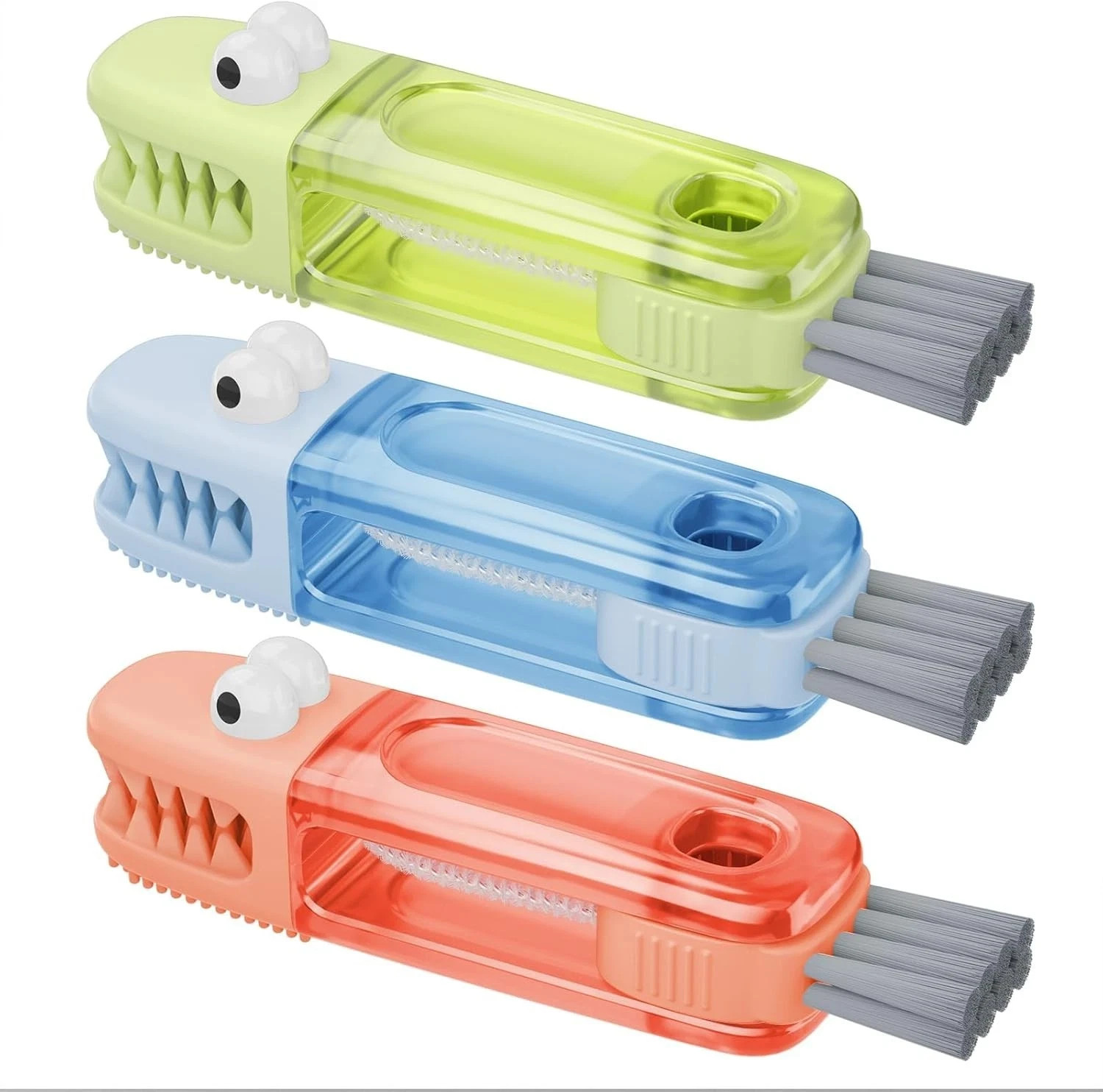 Juego de cepillos para limpiar huecos de tapas de tazas 3 en 1 herramientas.2024