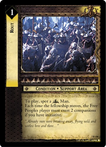 Rout - Foil Moderately Played LOTR: The Return of the King (Foil)