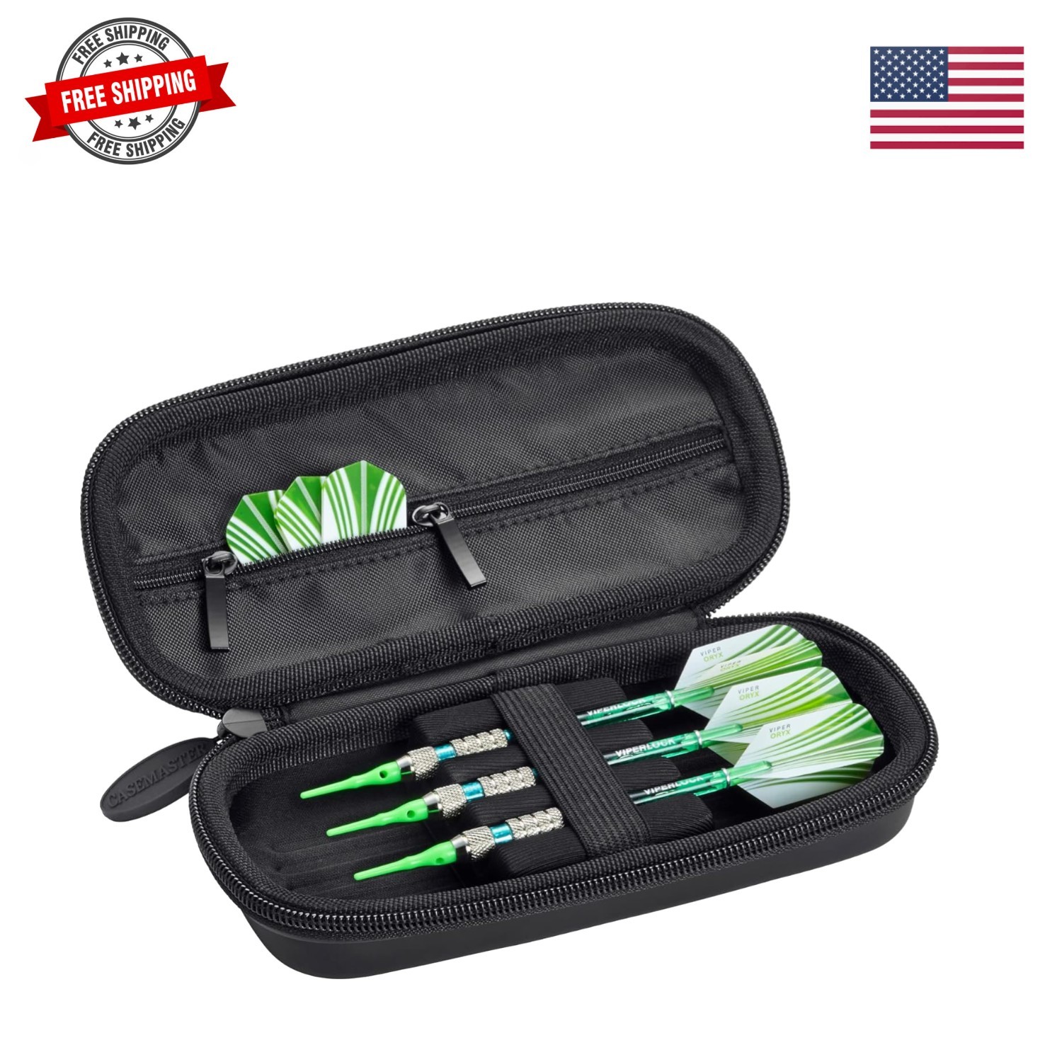 Warden Dart Case for Steel and Soft Tip Darts, with a Tough EVA Foam Outer Sh...