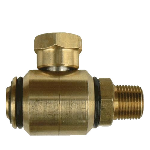 90° Swivel Hose Reel, Boom Swivel Brass 3/8 M x 3/8 F, 3000 PSI   J.E. Adams