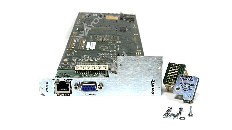 Evertz 7700FC VistaLINK Frame Controller +3RU 7700FR-C w/ 7700CM-2 Sub Backplane