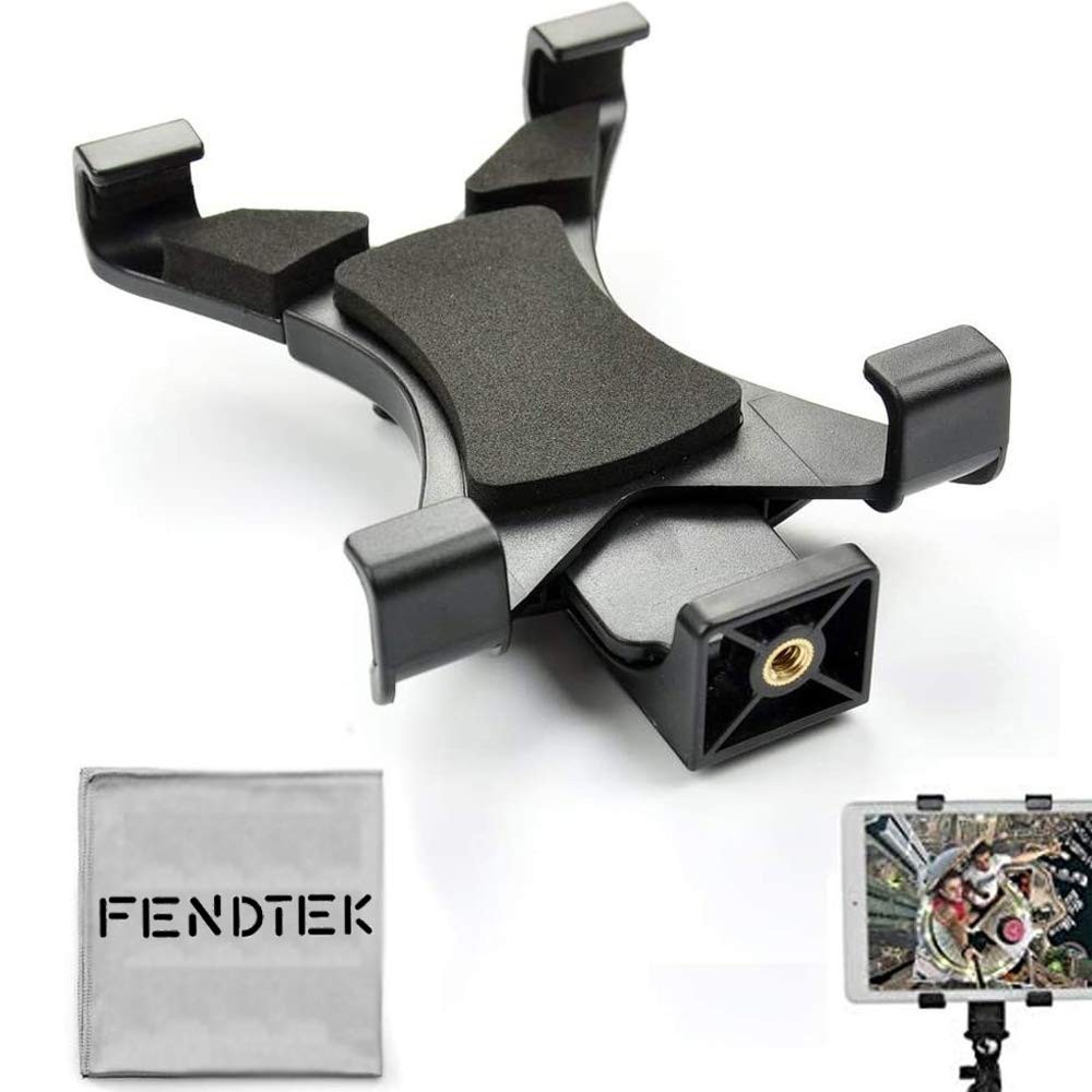 FendTek Universal Tablet Tripod Mount for iPad, iPad Air, Air Mount, Black
