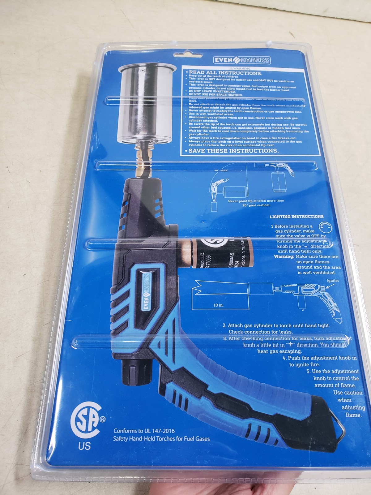 Even Embers Propane Torch ACC5000AS