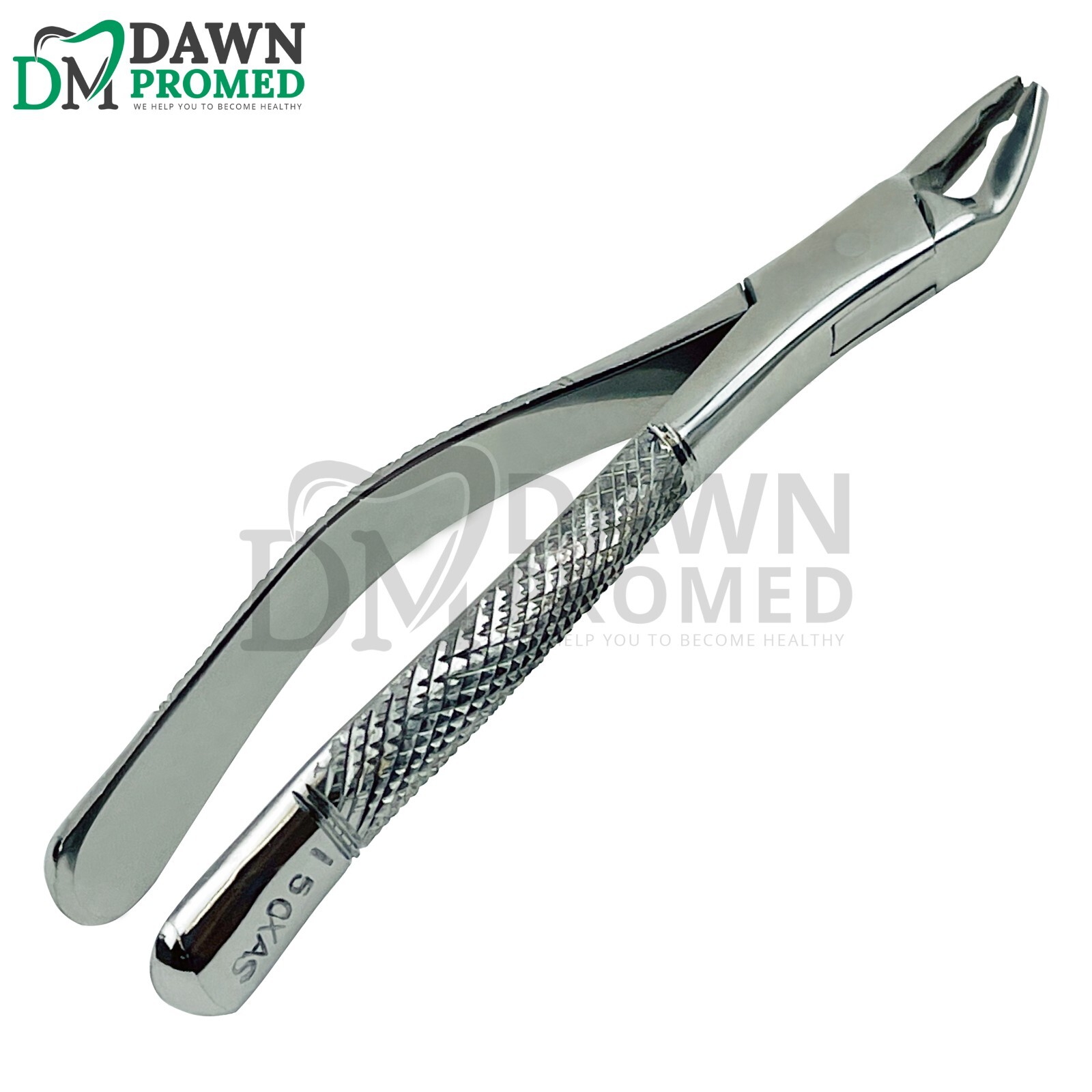 Dental Extracting Forceps #150XAS Serrated, Split Beak Design for Upper Teeth