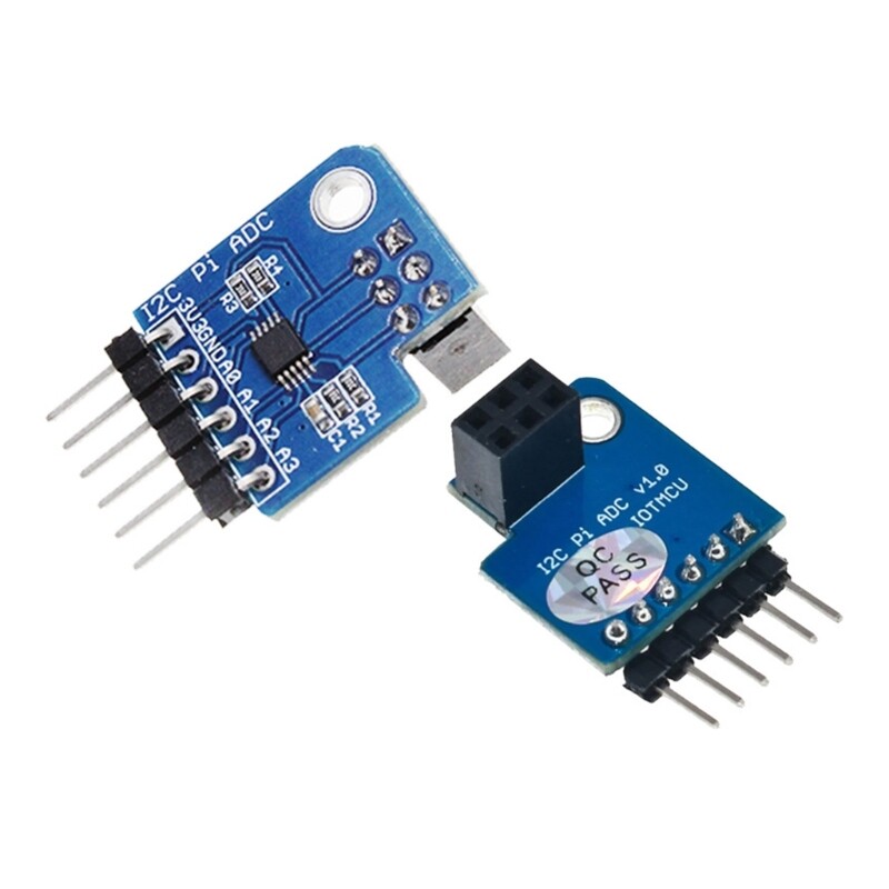 16 Bit I2C Module for RPi 4B/3B+/3B ADC 4 Channel Development Board