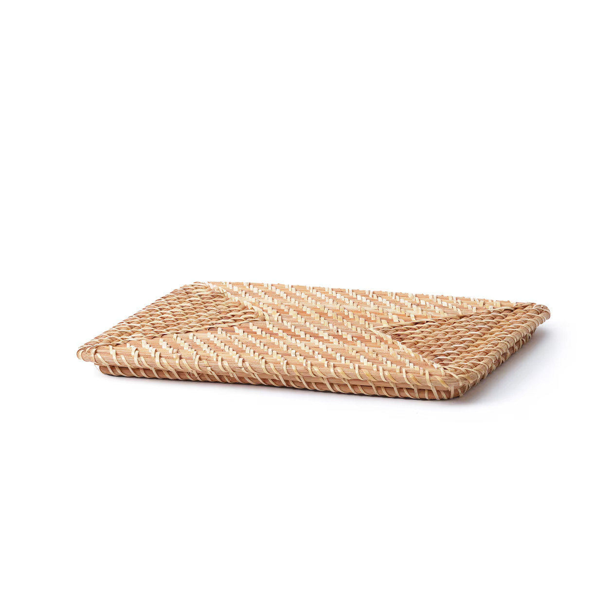 MUJI Lid for rectangular rattan basket W36 x D26 x H3cm
