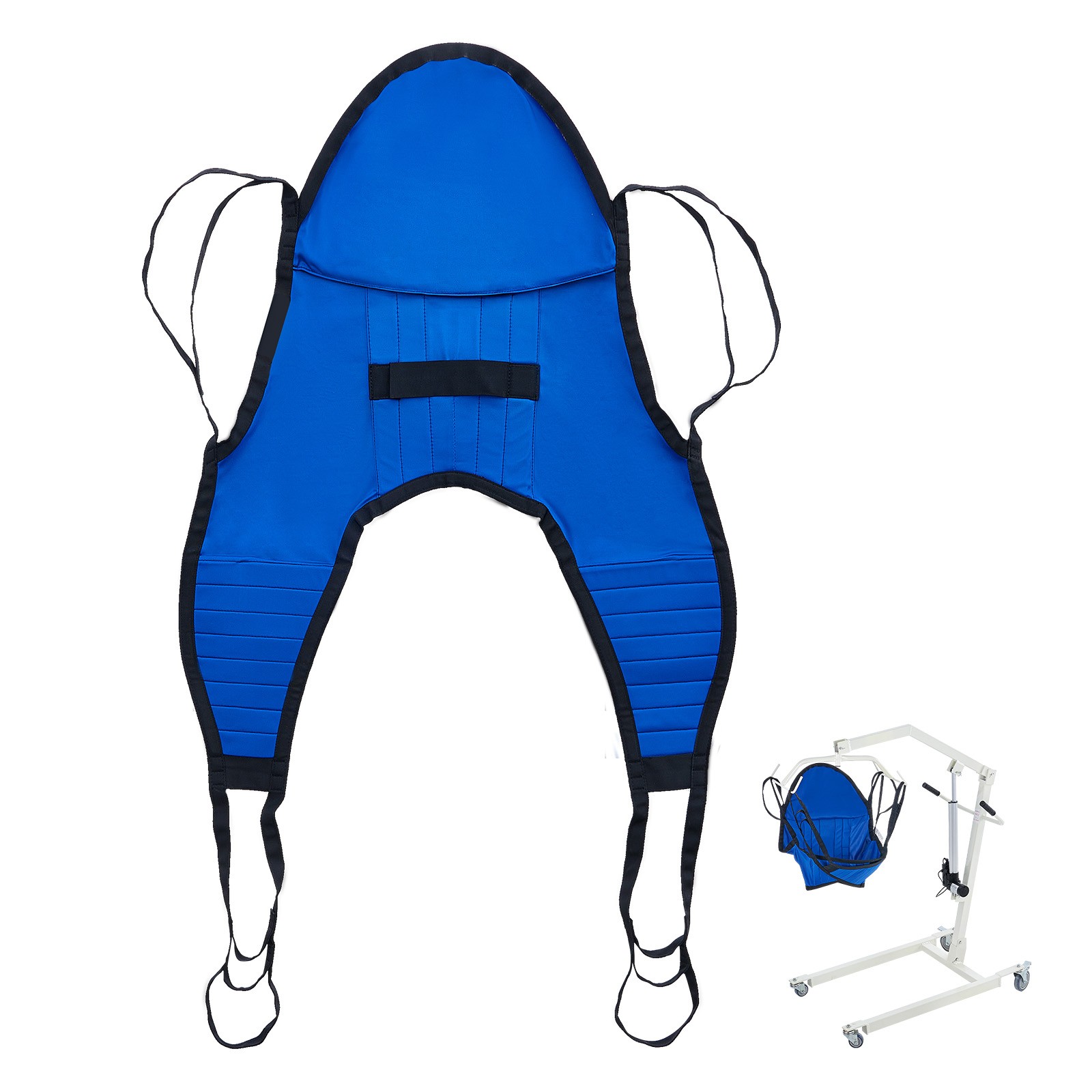 Uimoso Patient Lift Sling with Head Support Small-Size U Shape Divided Leg Sling