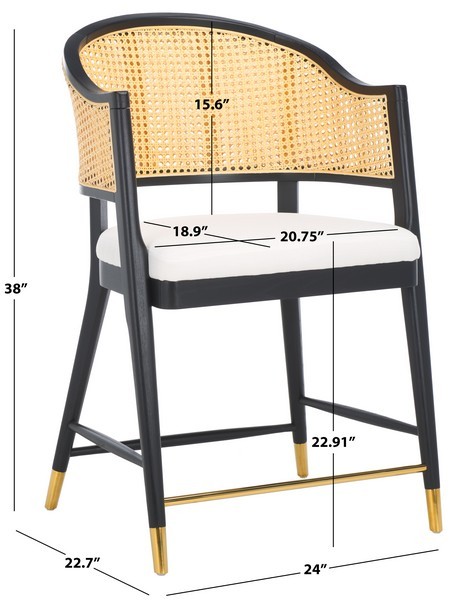 Safavieh ROGUE RATTAN COUNTER STOOL, Reduced Price 2172767741 SFV4207A