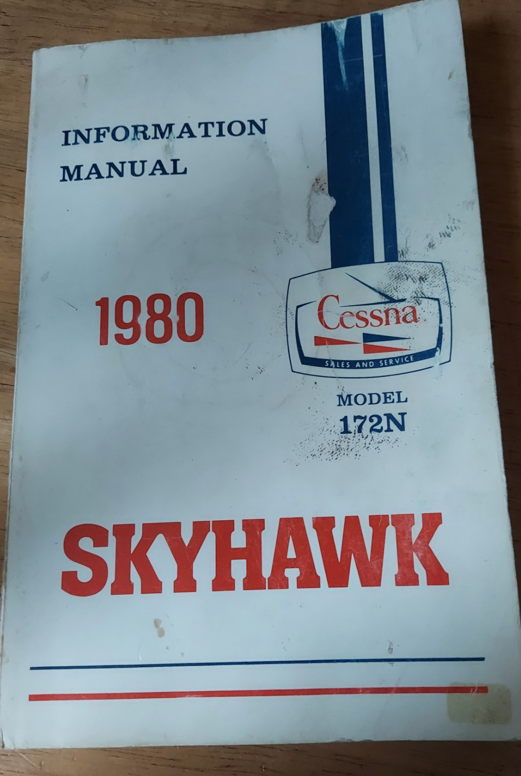 Cessna 1980 Skyhawk Model 172N Information Manual Original Issue 1979