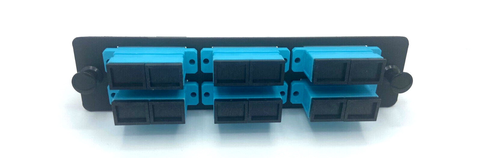 LGX Fiber Optic Adapter Panel, MULTI MODE AQUA SC 12 Ports MM OM3 / OM4 10G