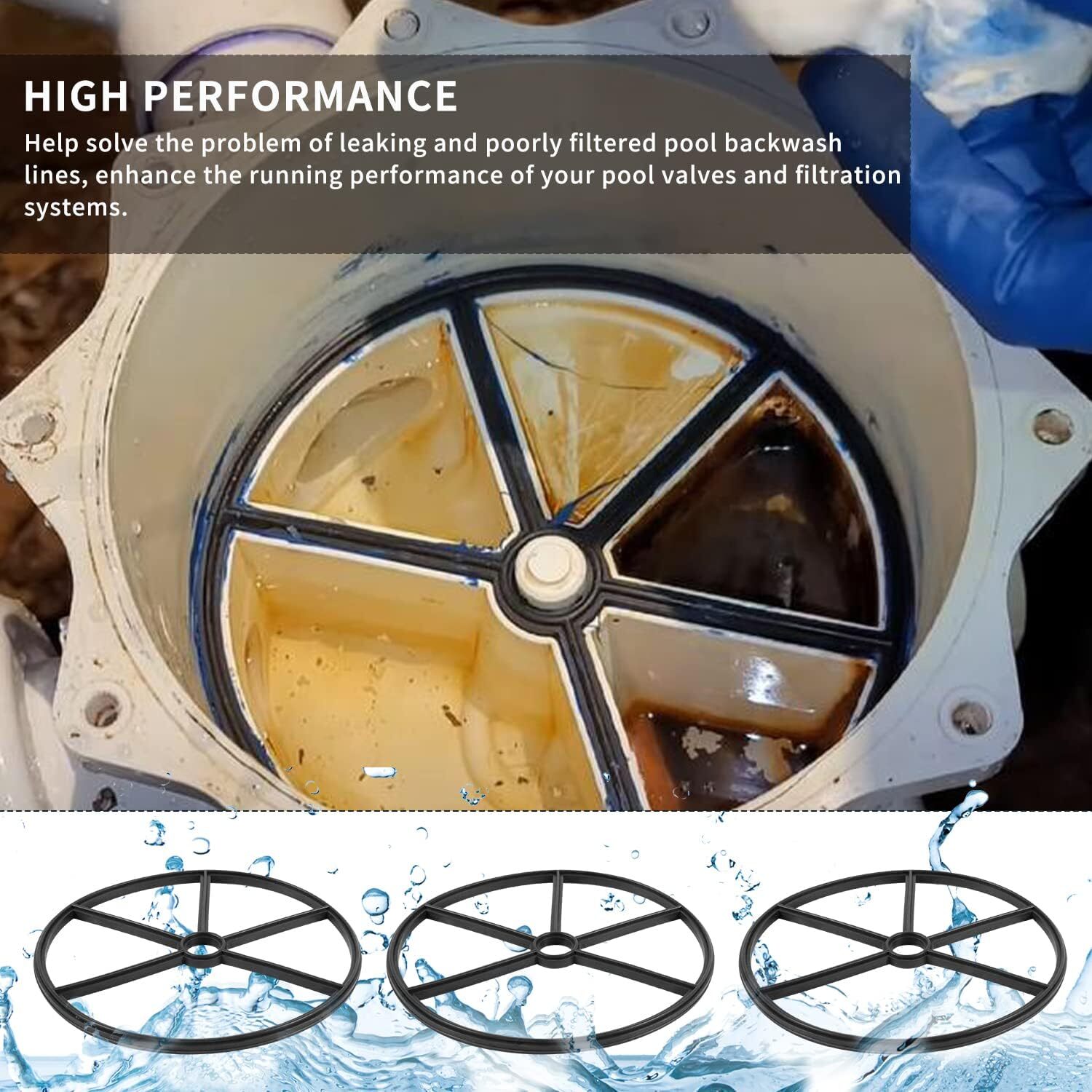 Pool Multiport Valve Diverter Spider Gasket For Pentair