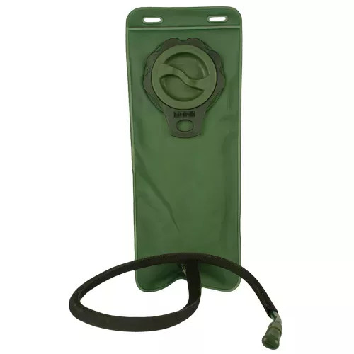 2.5 Liter Deluxe Hydration Bladder Green 6 1/2" x 5 1/2" x 3 1/2"