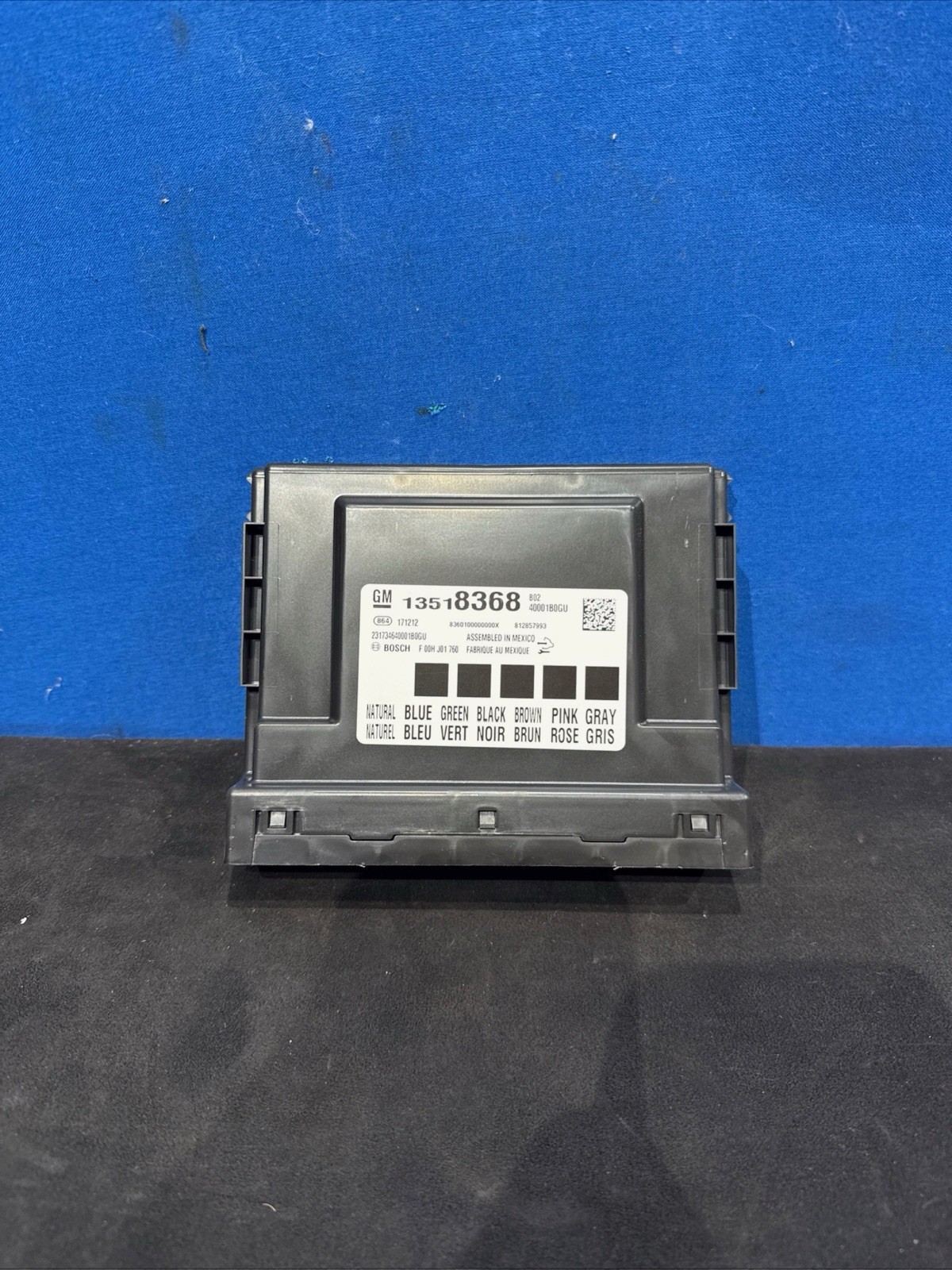 2017-2020 CHEVROLET BOLT Body Control BCM Cowl 13518368