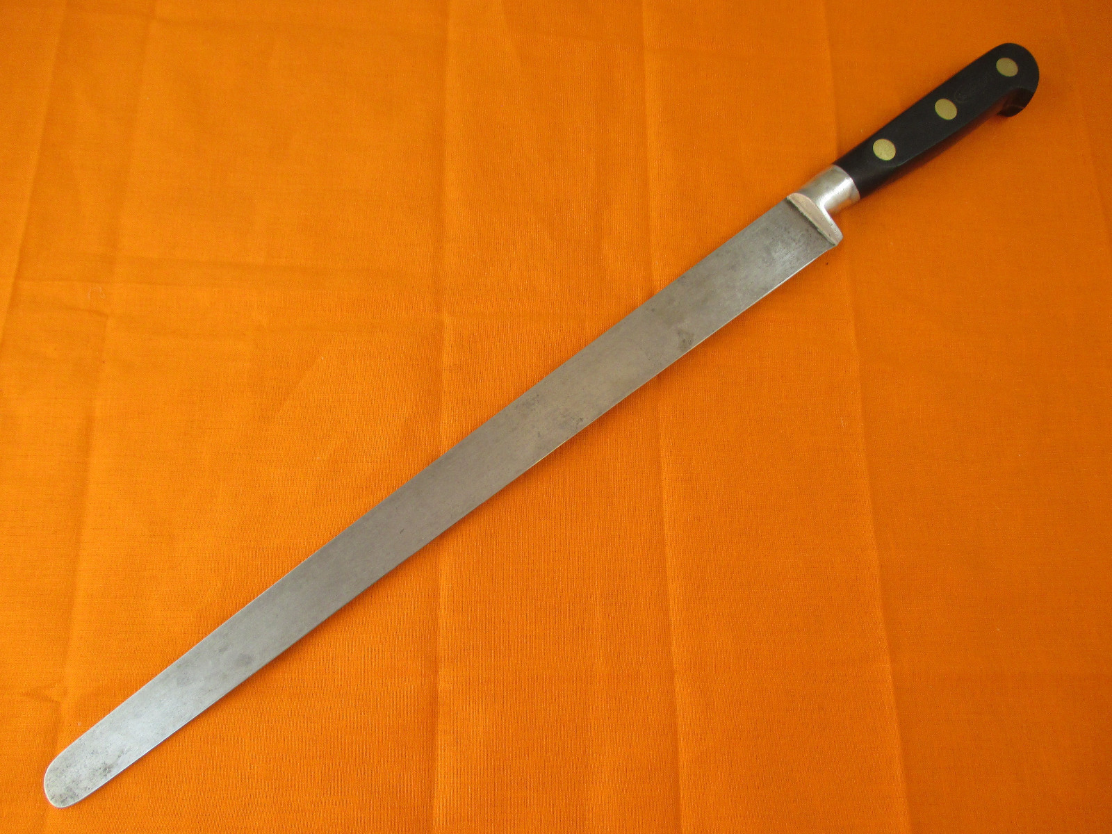 Sabatier 11.75 inch Carbon Steel Round Nose Slicer Knife