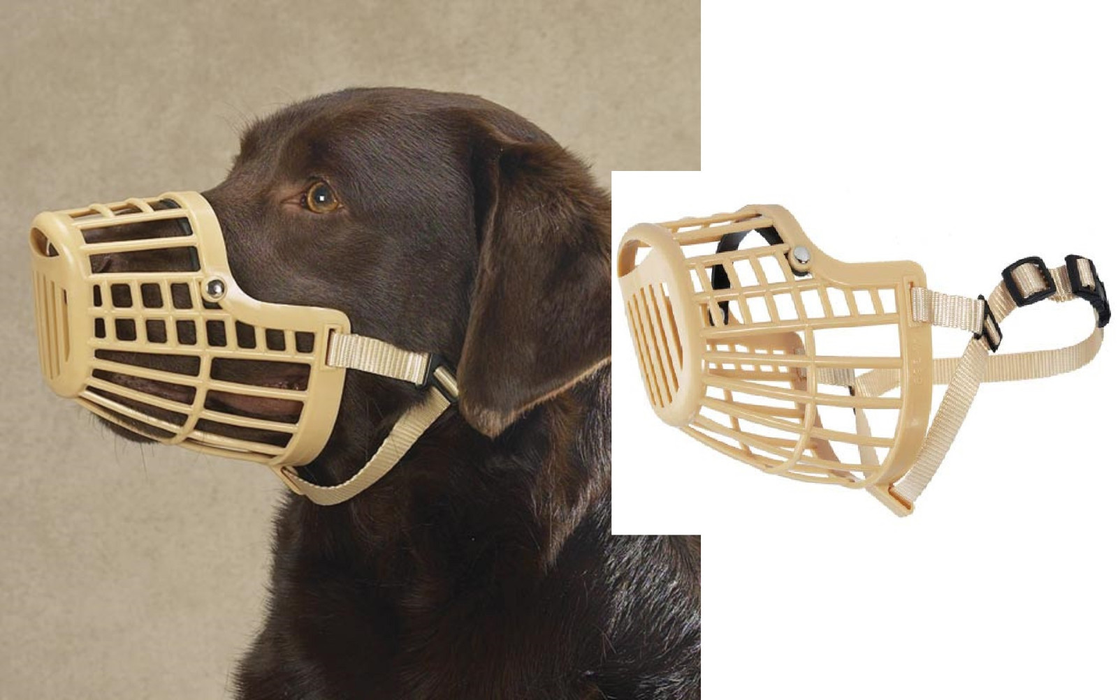 Guardian Gear SMALL DOG Quick Fit/Release Training Safety CAGE BASKET MUZZLE
