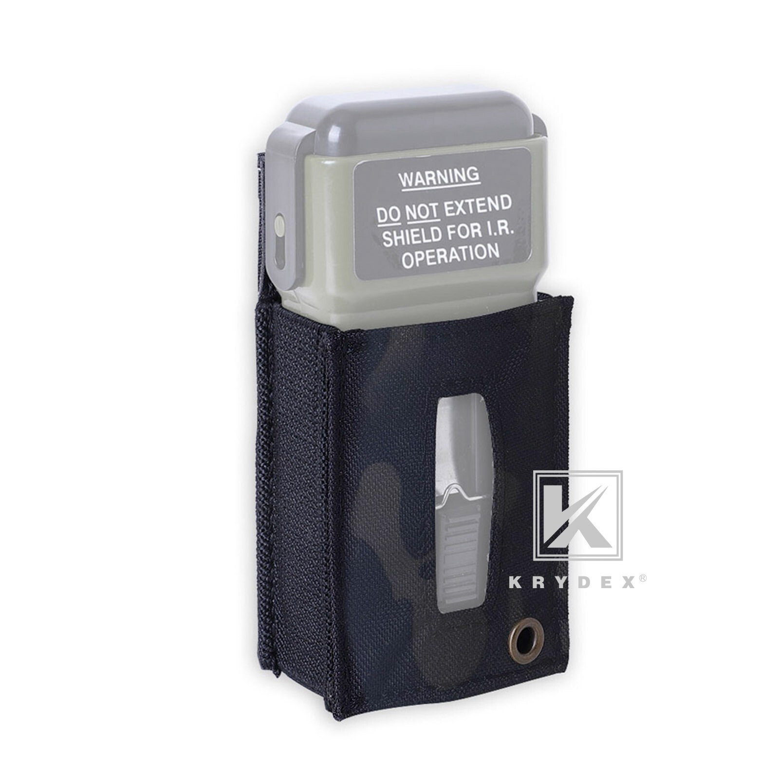 Krydex Tactical MS2000 Distress Light Pouch Marker Strobe Light Pouch Black Camo