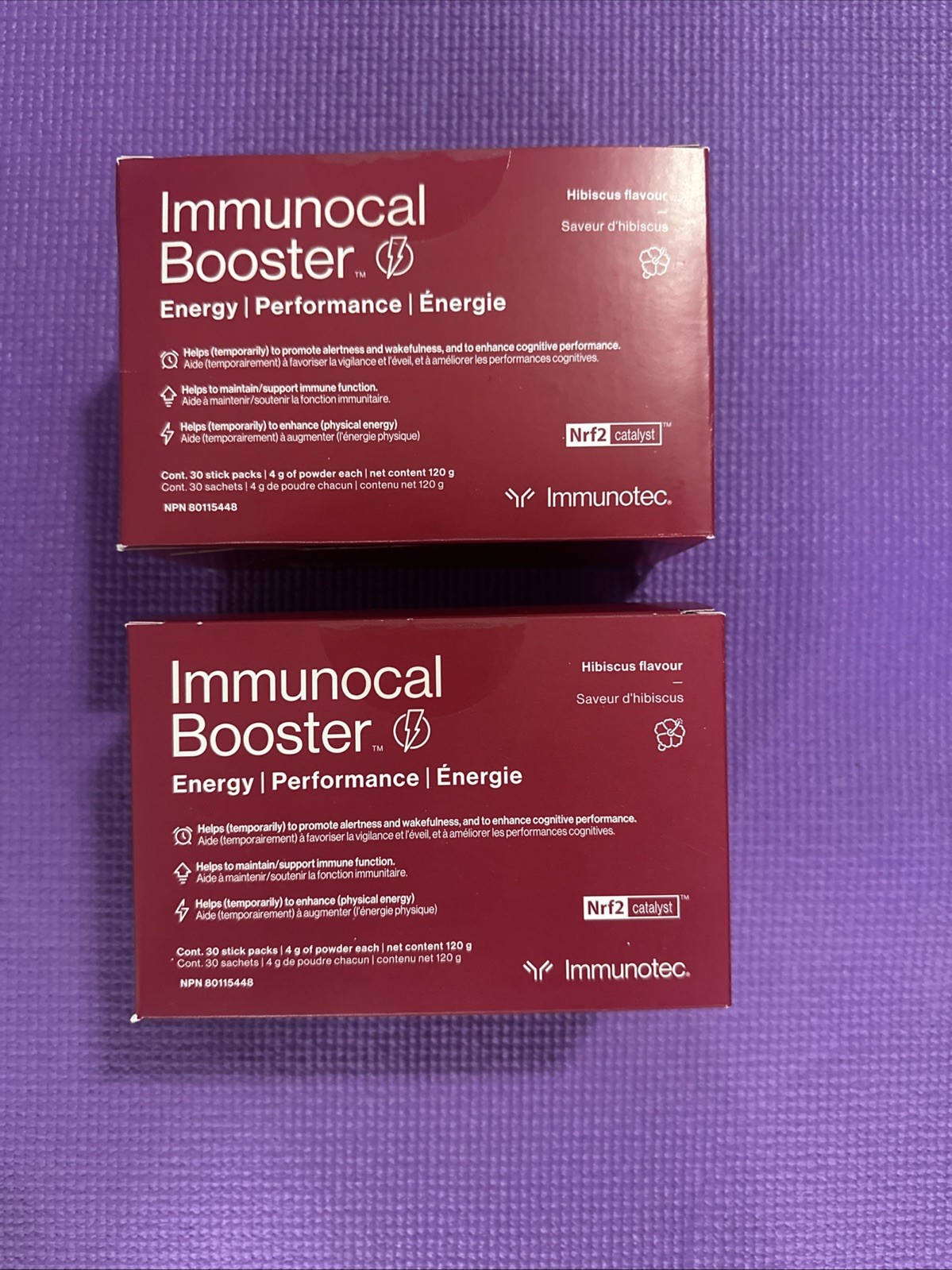 Immunocal Booster Energy (2 Packs) - New - Free Shipping - Exp 10/2027 HIBISCUS