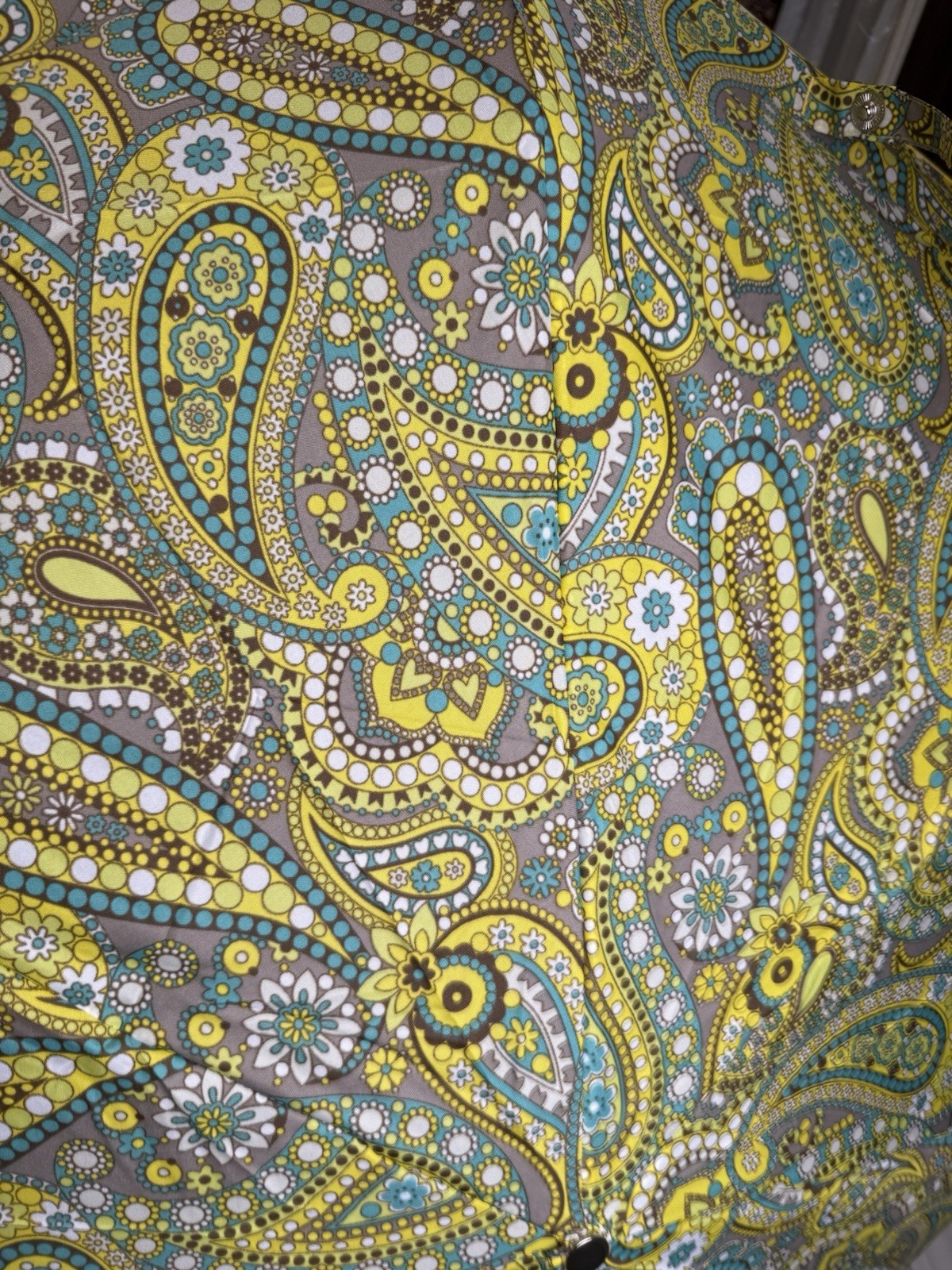 Vera Bradley Lemon Parfait Automatic Umbrella NWT RETIRED Rare 💛