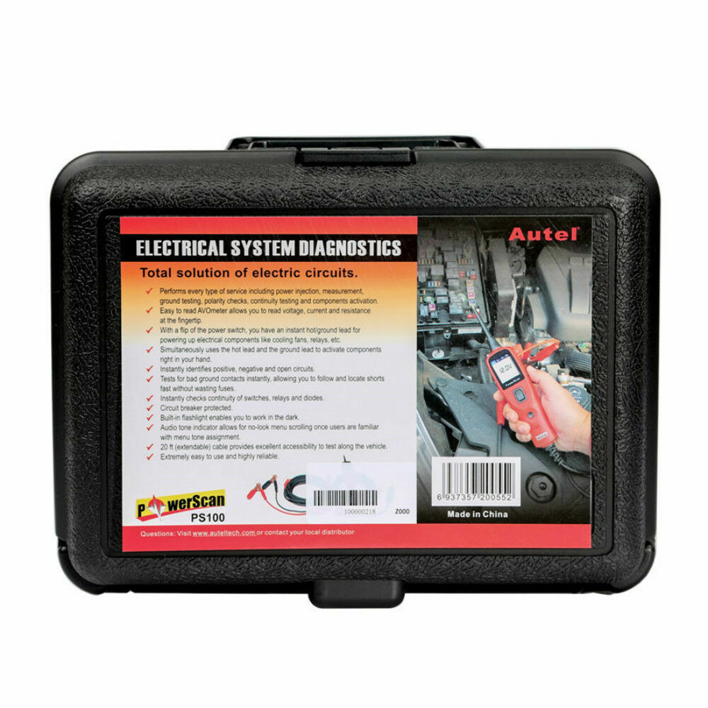 Autel PowerScan PS100 Electrical System 12V - 24V Auto Circuit Tester Scanner