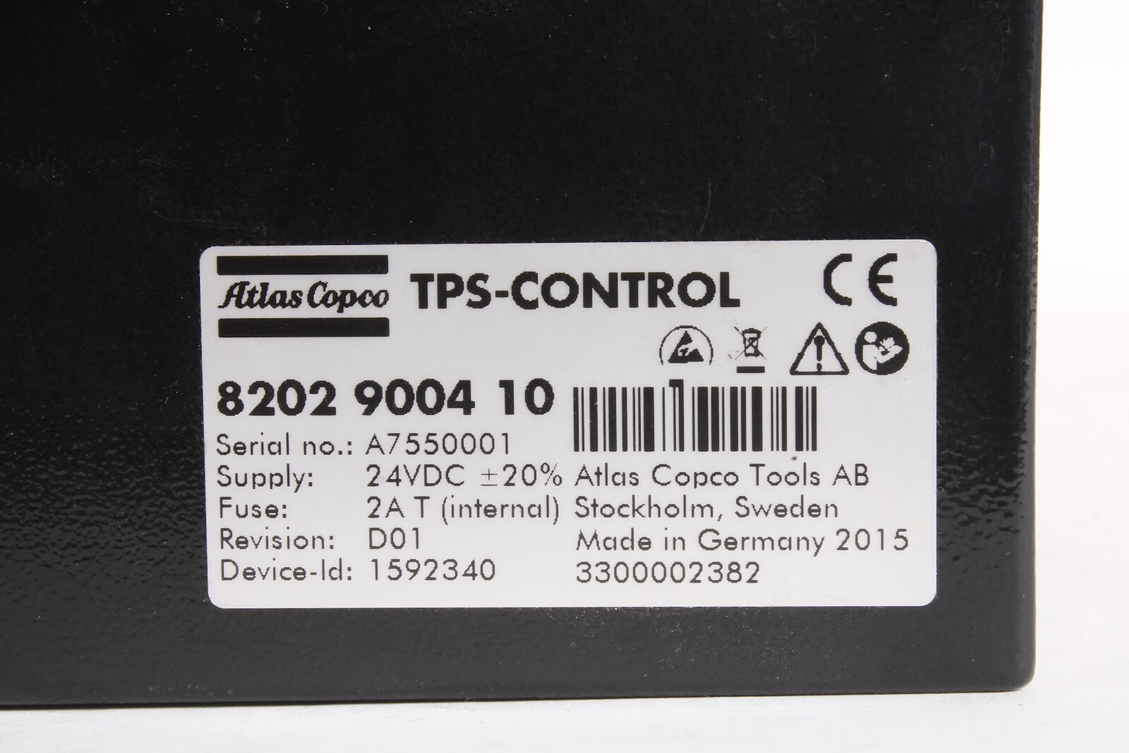 Atlas Copco 8202 9004 10 TPS Control TPS-CONTROL
