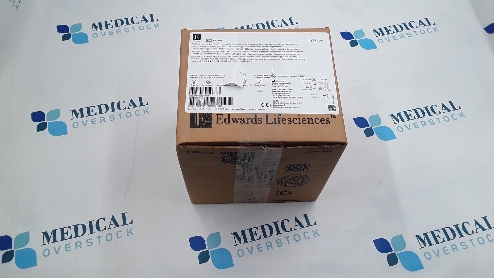 Edwards Pressure Monitoring Accessory REF VMP400 Qty 200