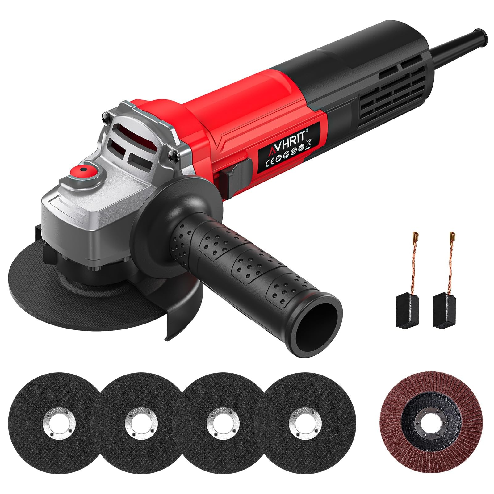 Angle Grinder 4-1/2 inch, 1200W Power Grinder Tools