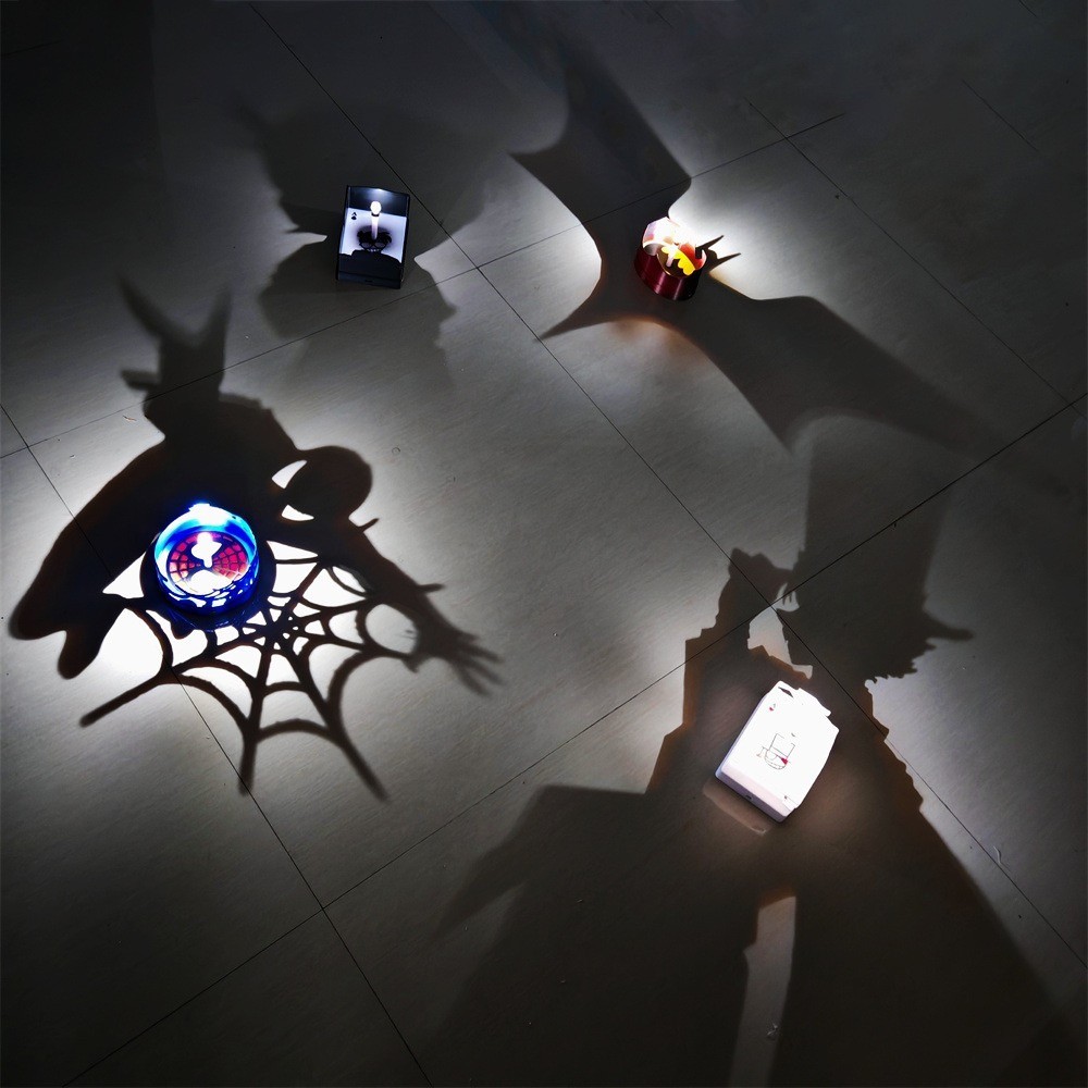 Anime Shadow Box Lamp, Rechargeable 3D LED Night Light, Dimmable Projection Mood