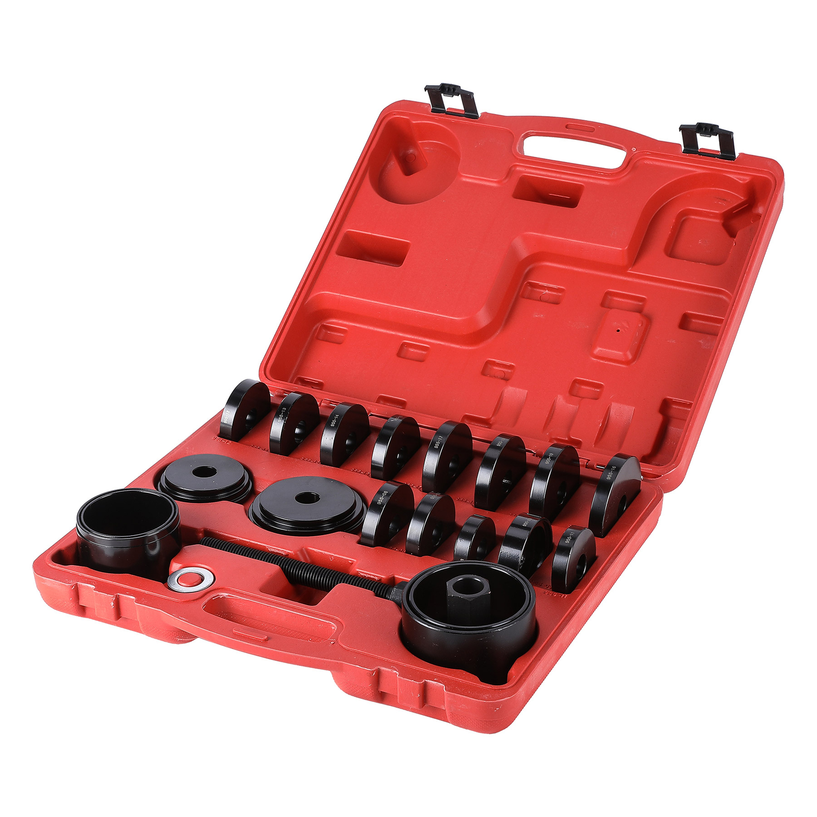 23PC Front Wheel Drive Bearing Press Tool Removal Adapter Puller Pulley Kit FWD