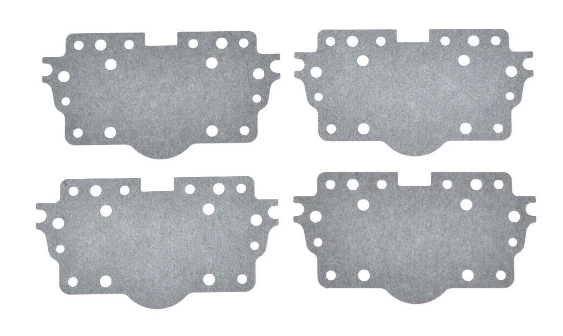 (4 Pack) Vacuum Secondary Metering Back Up Plate Gaskets Fits Holley 4160 & 4175