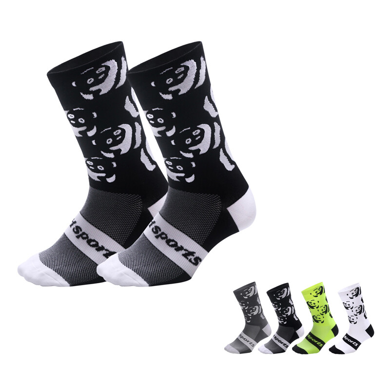 Mens Womens XC MTB BMX Road Cycling Riding Bicycle Bike Sports Ankle Socks Black