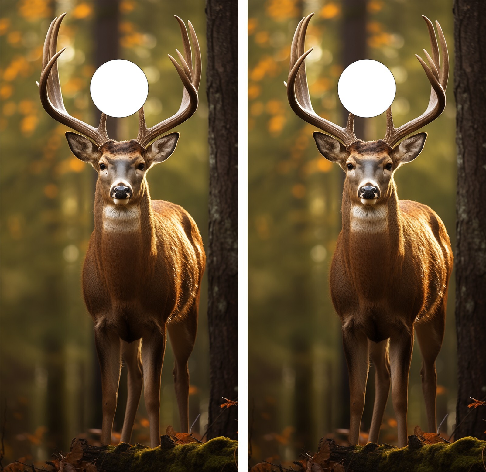 FADEPROOF Cornhole Board Wraps Laminated   /  Wild Deer