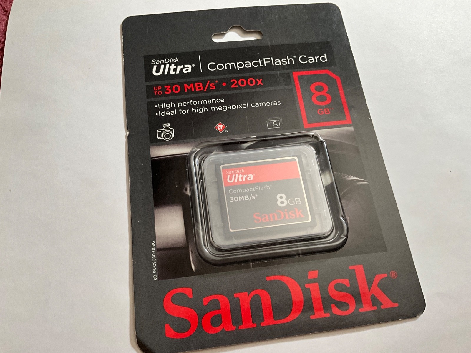 1pcs 8gb Sandisk Ultra CF  compactflash memory card for CF NIKON CANON Cameras