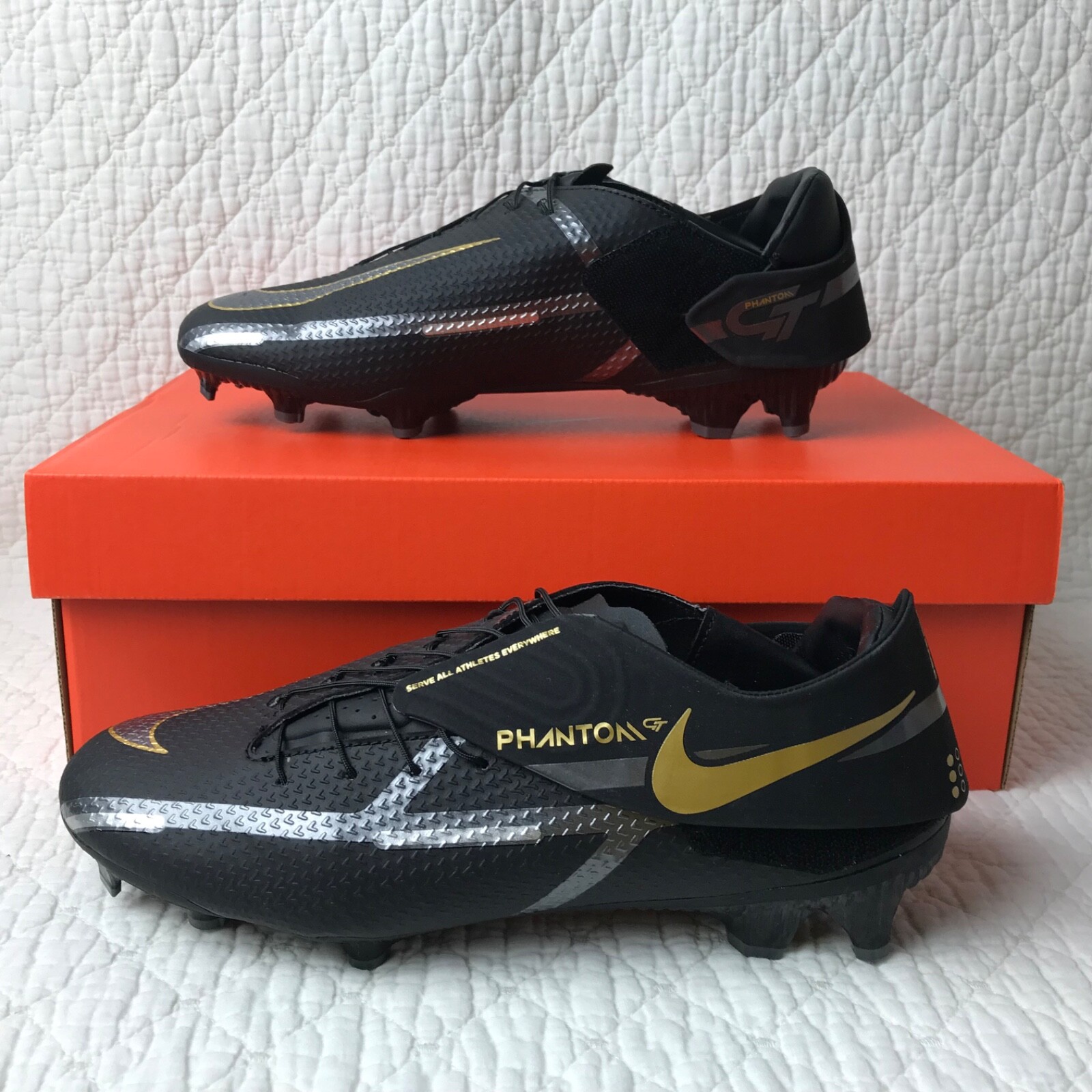 Nike Phantom GT2 Academy FlyEase FG MG Soccer Cleats Men’s SZ 8 DH9638-007