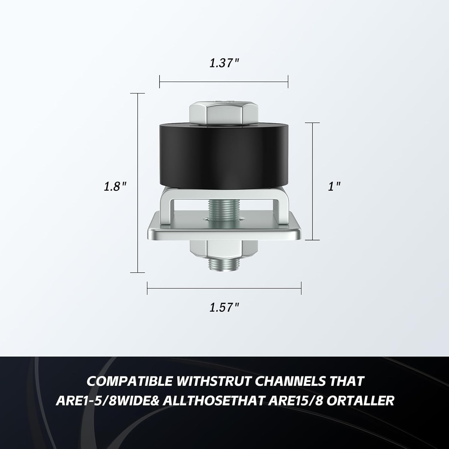 SKTREX Trolley Roller Wheels Limit Assembly Positioning Two in a Pack