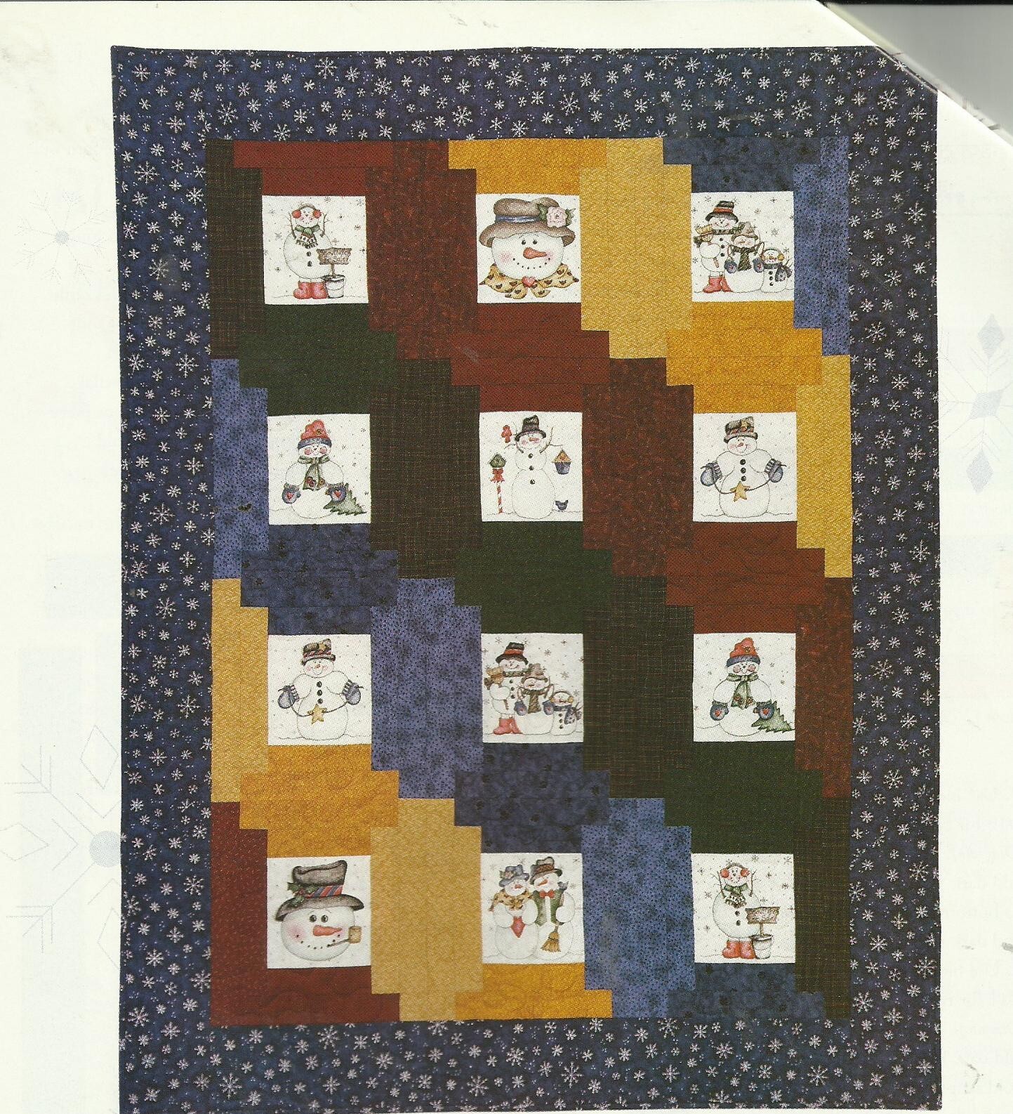 C0122 SNOW BUDDIES QUILT PATTERN/INSTRUCTIONS