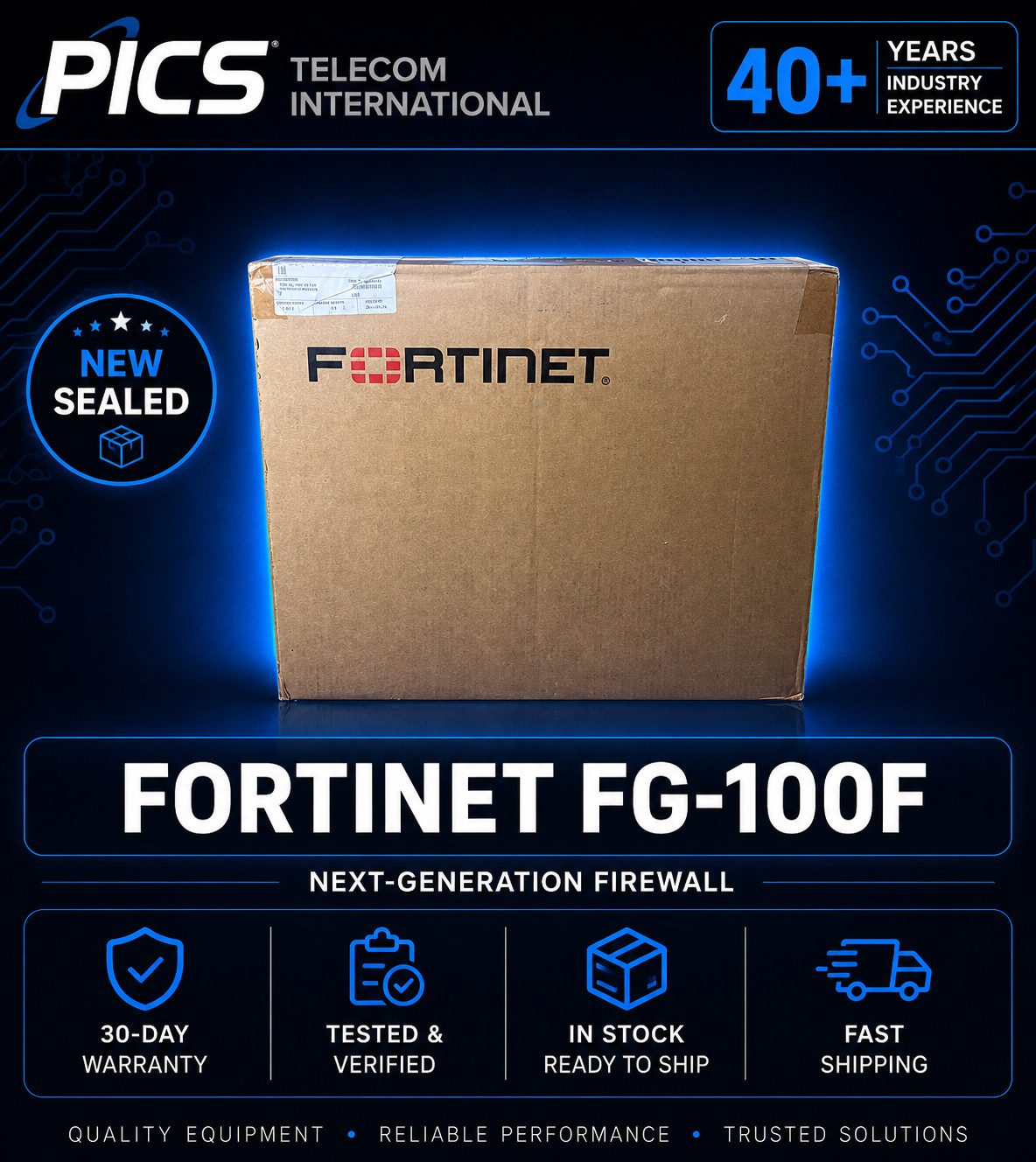 Fortinet FortiGate FG-100F Network Security Firewall