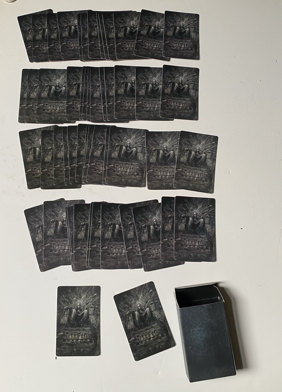 40k Dark Millennium Playing Cards, Blanche, Box Open Good Condition Complete OOP