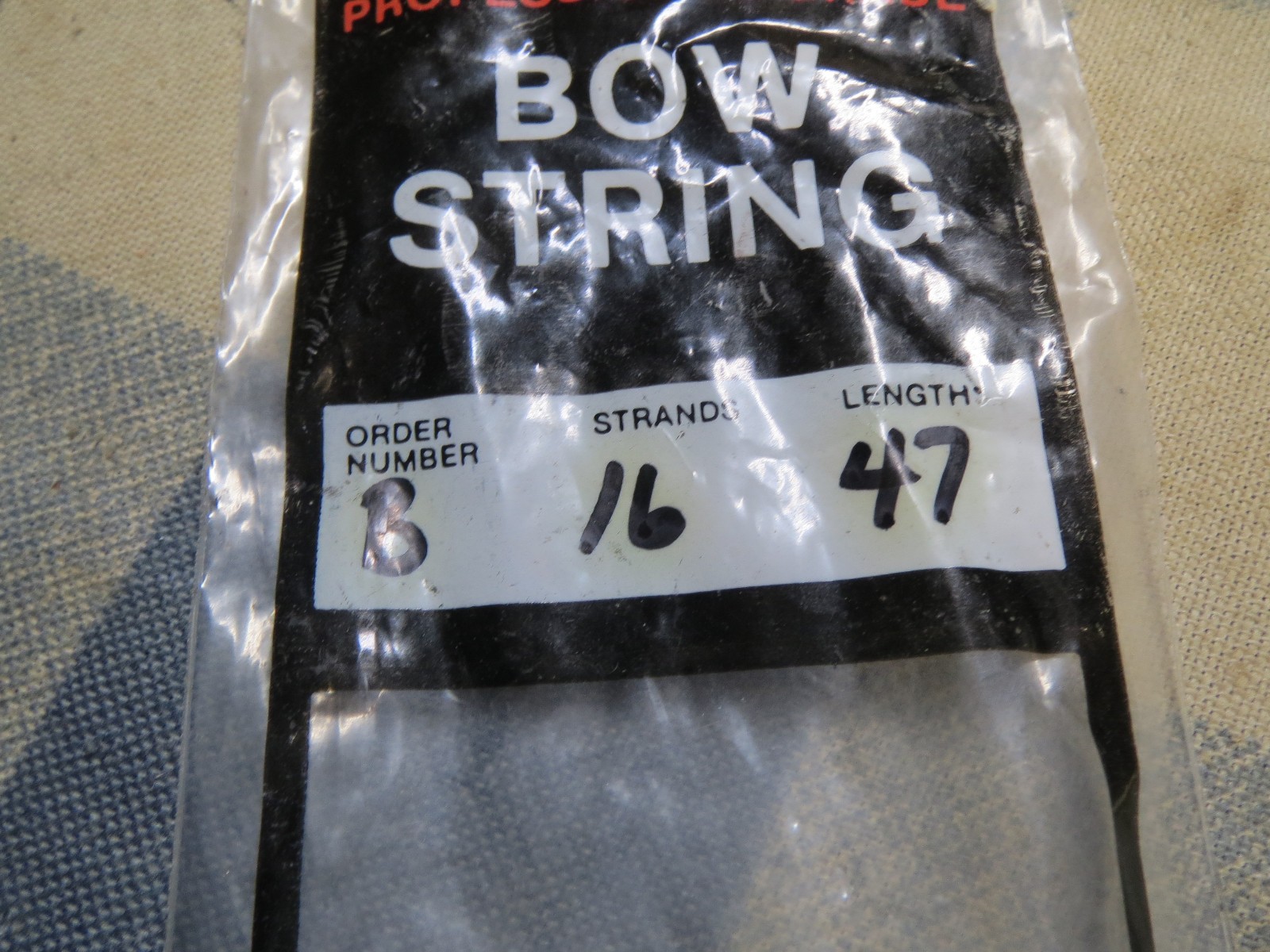 Archery compound bow string 16 strand 47" NEW !!! For 55 to 70 Lb Bows