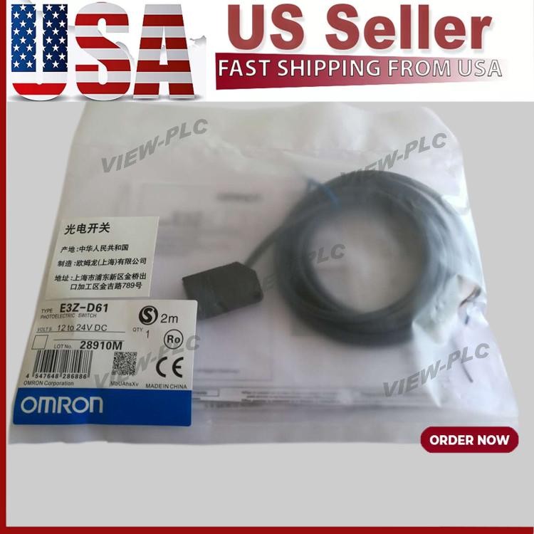 OMRON E3Z-D61 Photoelectric Switch E3ZD61 Cbale New In Box